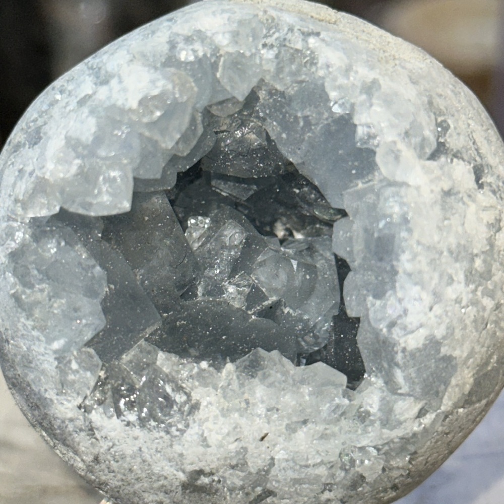 Celestite Crystal Cluster!